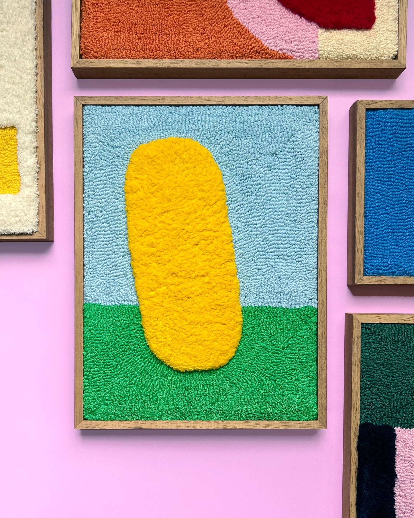 Banaan in het gras