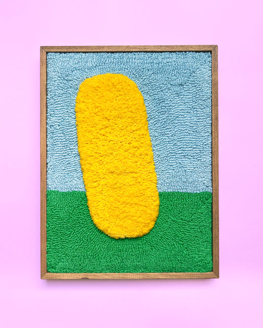 Banaan in het gras